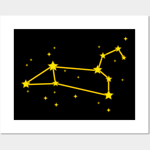 Leo Constellation Wall Art by EmeryPens